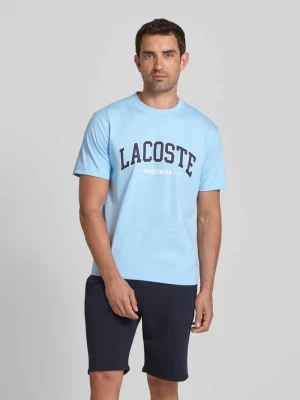 T-shirt z nadrukiem z logo Lacoste