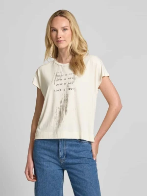 T-shirt z nadrukiem z logo LIU JO SPORT