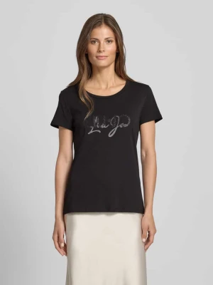 T-shirt z nadrukiem z logo LIU JO SPORT