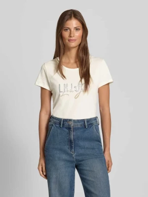 T-shirt z nadrukiem z logo LIU JO SPORT
