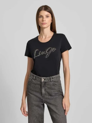 Zdjęcie produktu T-shirt z nadrukiem z logo Liu Jo White