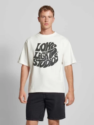 T-shirt z nadrukiem z logo Low Lights Studios