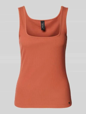 t-shirt z nadrukiem z logo Marc Cain