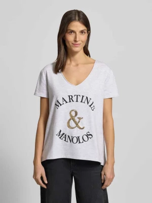 T-shirt z nadrukiem z logo miss goodlife