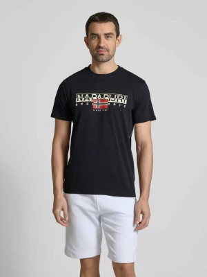 Zdjęcie produktu T-shirt z nadrukiem z logo model ‘AYLMER’ Napapijri