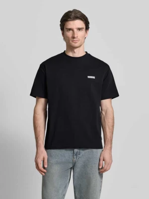 T-shirt z nadrukiem z logo model ‘Baine’ WOODBIRD