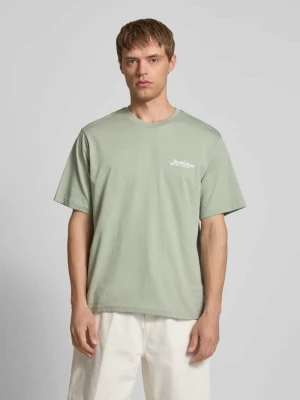 T-shirt z nadrukiem z logo model ‘BEAU’ jack & jones