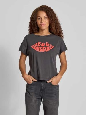 T-shirt z nadrukiem z logo model ‘BOHDI’ Noisy May