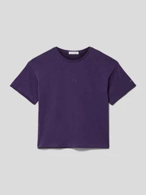 T-shirt z nadrukiem z logo model ‘BOXY’ Calvin Klein Jeans