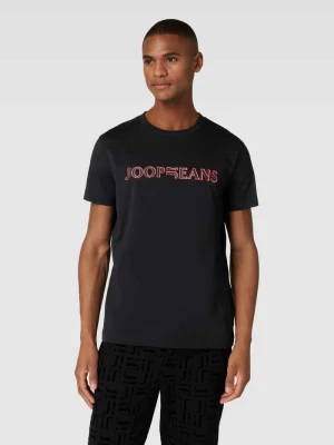 T-shirt z nadrukiem z logo model ‘Cassian’ JOOP! JEANS