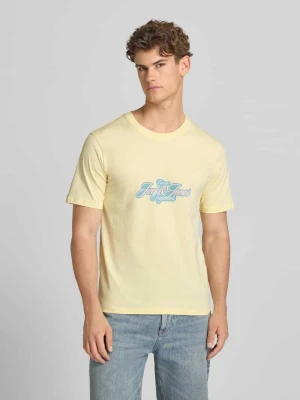 T-shirt z nadrukiem z logo model 'CASSIS' jack & jones