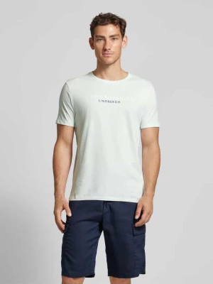 T-shirt z nadrukiem z logo model ‘Copenhagen’ lindbergh