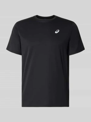 T-shirt z nadrukiem z logo model 'CORE' ASICS TIGER Czarny