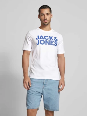 T-shirt z nadrukiem z logo model ‘CORP’ jack & jones