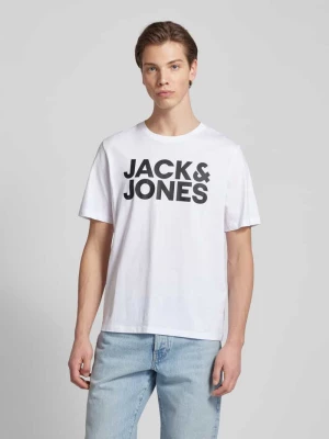 T-shirt z nadrukiem z logo model ‘CORP’ jack & jones