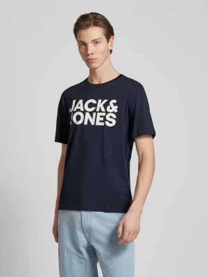 T-shirt z nadrukiem z logo model ‘CORP’ jack & jones