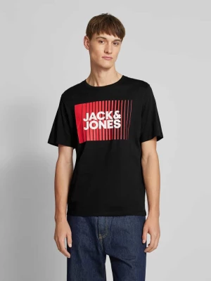 T-shirt z nadrukiem z logo model ‘CORP’ jack & jones