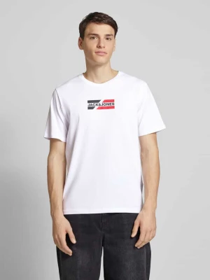 T-shirt z nadrukiem z logo model ‘CORP’ jack & jones