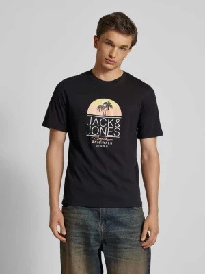 T-shirt z nadrukiem z logo model ‘CYRUS’ jack & jones