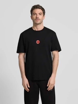 T-shirt z nadrukiem z logo model ‘Derdcho’ HUGO