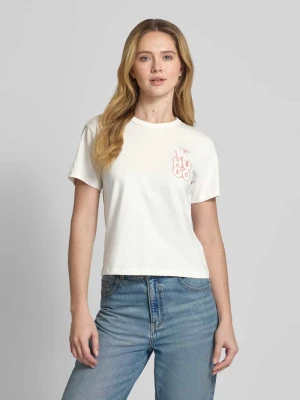 Zdjęcie produktu T-shirt z nadrukiem z logo model ‘Destrel’ HUGO
