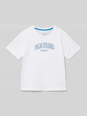 T-shirt z nadrukiem z logo model ‘DETROIT’ jack & jones