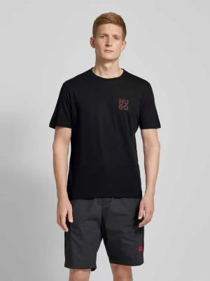 T-shirt z nadrukiem z logo model ‘Dimento’ HUGO