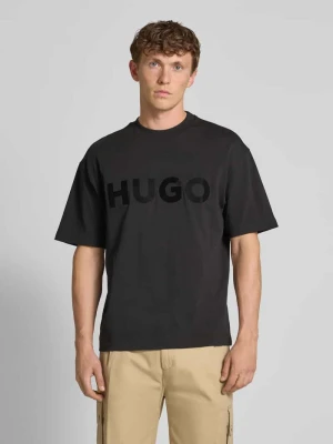 Zdjęcie produktu T-shirt z nadrukiem z logo model ‘Dinkee’ HUGO