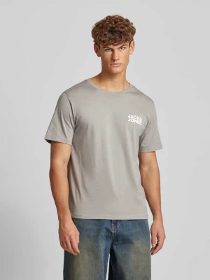 T-shirt z nadrukiem z logo model ‘ECORP’ jack & jones