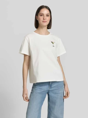 t-shirt z nadrukiem z logo model 'Eleanor' LOLLYS LAUNDRY