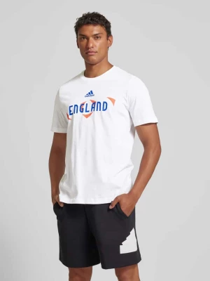 T-shirt z nadrukiem z logo model ‘ENGLAND’ ADIDAS SPORTSWEAR