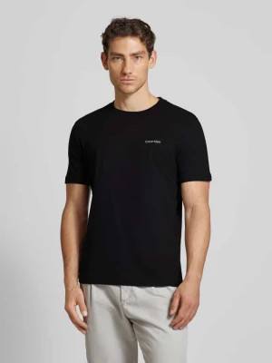 T-shirt z nadrukiem z logo model ‘ENLARGED’ CK Calvin Klein