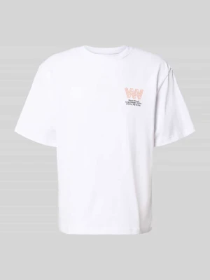 T-shirt z nadrukiem z logo model ‘Gary’ Wood Wood