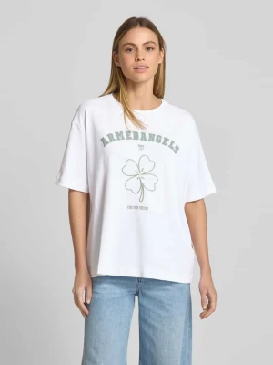 T-shirt z nadrukiem z logo model ‘GIANNAA FORTUNE’ ARMEDANGELS