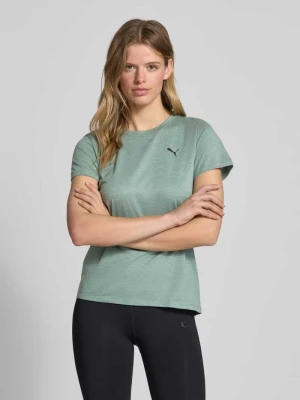 Zdjęcie produktu T-shirt z nadrukiem z logo model ‘Heather’ PUMA PERFORMANCE