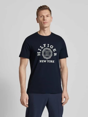 T-shirt z nadrukiem z logo model ‘HILFIGER COIN’ Tommy Hilfiger
