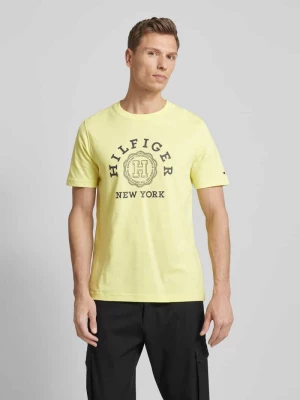 T-shirt z nadrukiem z logo model ‘HILFIGER COIN’ Tommy Hilfiger