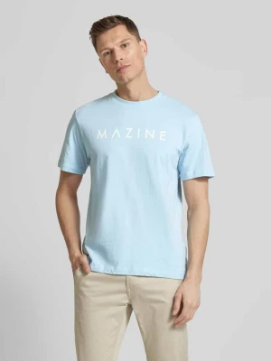 T-shirt z nadrukiem z logo model ‘Hurry’ Mazine