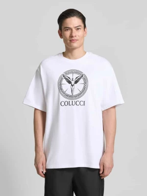 t-shirt z nadrukiem z logo model 'IKARUS' COLUCCI