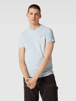 T-shirt z nadrukiem z logo model ‘JACK’ Pepe Jeans