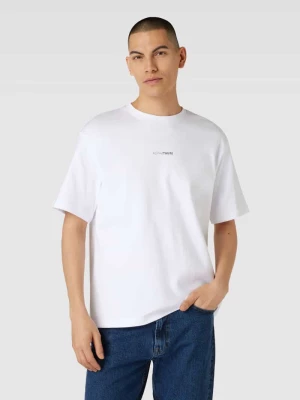 T-shirt z nadrukiem z logo model ‘JANSO’ AlphaTauri