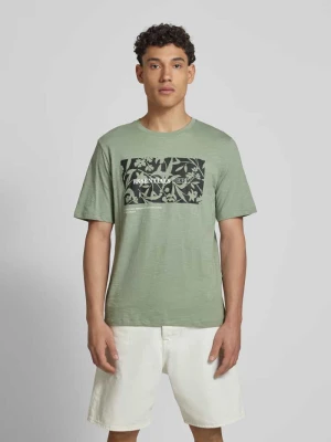 T-shirt z nadrukiem z logo model ‘JEFF’ jack & jones