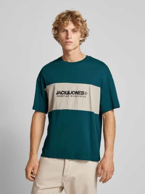 T-shirt z nadrukiem z logo model ‘LEGACY’ jack & jones