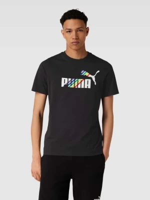 T-shirt z nadrukiem z logo model ‘LOVE IS LOVE’ PUMA PERFORMANCE