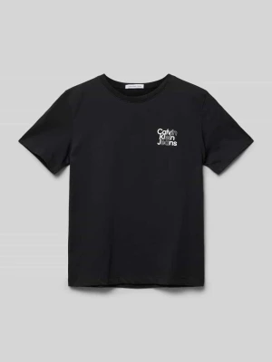 T-shirt z nadrukiem z logo model ‘MINI’ Calvin Klein Jeans