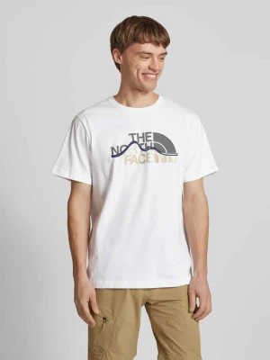 T-shirt z nadrukiem z logo model ‘MOUNTAIN LINE’ The North Face
