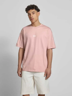 T-shirt z nadrukiem z logo model ‘Nalono’ Hugo Blue