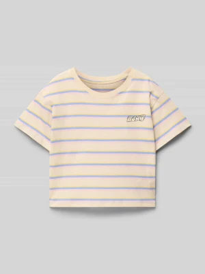 T-shirt z nadrukiem z logo model ‘NEVER SAW BLUE LIKE THAT’ Roxy