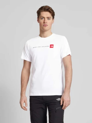T-shirt z nadrukiem z logo model ‘NEVER STOP EXPLORIN’ The North Face