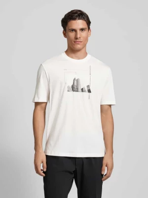 T-shirt z nadrukiem z logo model ‘NewYork Building’ Armani Exchange